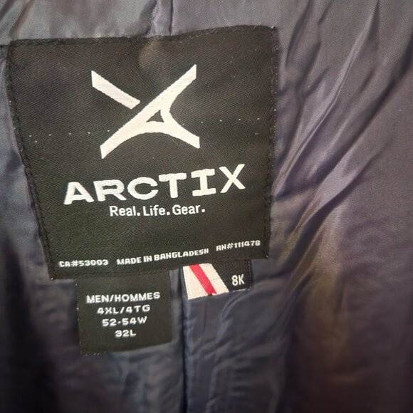 Sz 4x WinterOveralls Bib w/Reflective Striping, Many Pockets - Bib, Side, Back - Picture 7 of 12